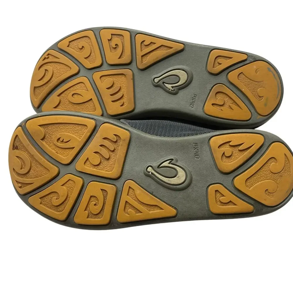 Olukai Nohea Mesh Dark Shadow Slip On   Shoes Men’s Size 8M